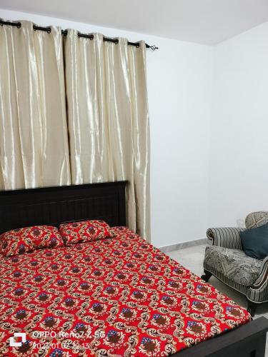 Postel nebo postele na pokoji v ubytování Private Room for rent in Abu Dhabi