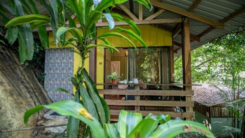 Cabañas del Lagoにある庭