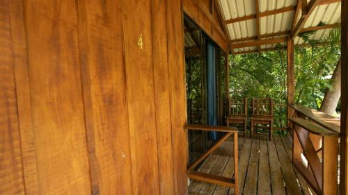 Cabañas del Lagoにあるバルコニーまたはテラス