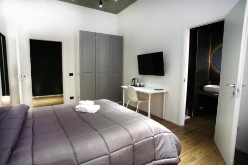 Postel nebo postele na pokoji v ubytování Business Home Via Isonzo B&B