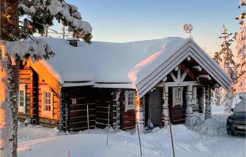 Stunning Home In Vang P Hedmark With Kitchen saat musim dingin