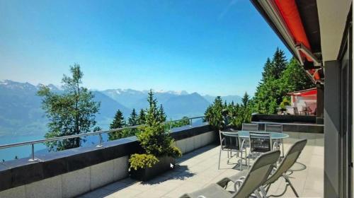 Rigi Terrassenwohnung mit Panoramasicht auf Berge und See