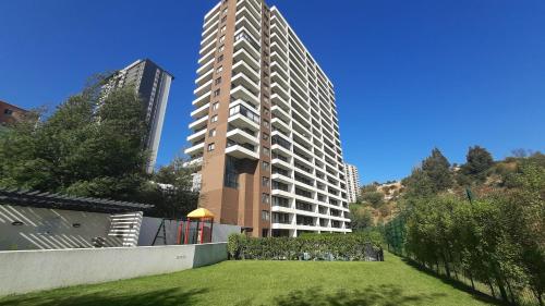 El edificio en el que está el departamento