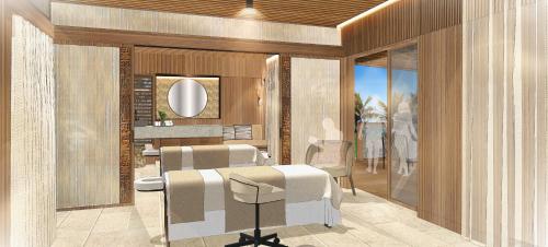 una riproduzione di una sala dermatologica con salone di bellezza di InterContinental Lifou Wadra Bay Resort a Akaouane