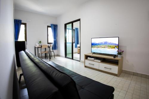 TV a/nebo společenská místnost v ubytování Grand View Premium