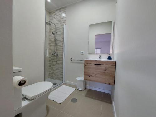 Koupelna v ubytování Aveiro Home
