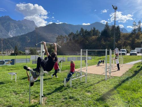 a person doing a trick in a park at Lunga Via Delle Dolomiti in Calalzo