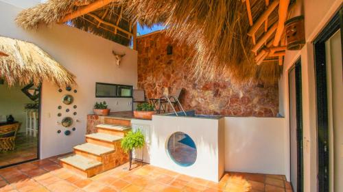 Χώρος καθιστικού στο Vida Feliz Casitas
