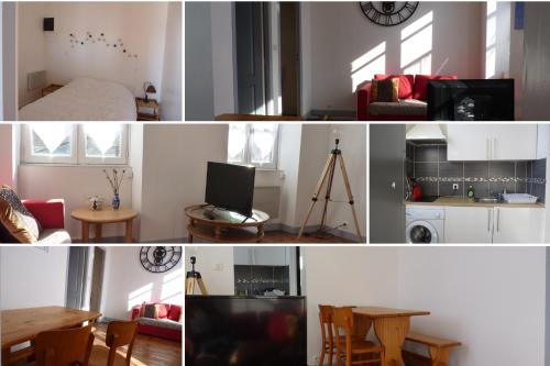 Kuchyň nebo kuchyňský kout v ubytování Superbe appartement au centre de Tonnay-Charente