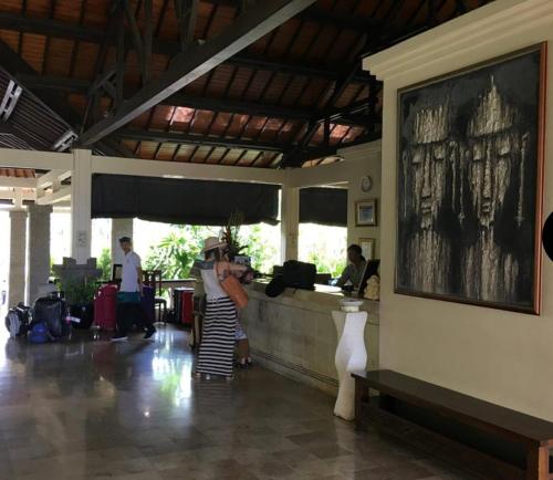 Lobbyn eller receptionsområdet på Peninsula Beach Resort