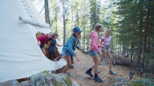 Hosté ubytování Baumzelte Robis Waldspielpark