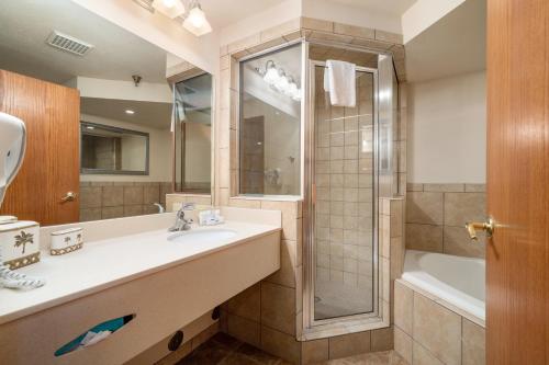 Ванная комната в Ramada by Wyndham Sioux Falls Airport - Waterpark Resort & Event Center