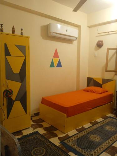 NiLe ViEW RANA NUbian Guest HOUESにあるベッド