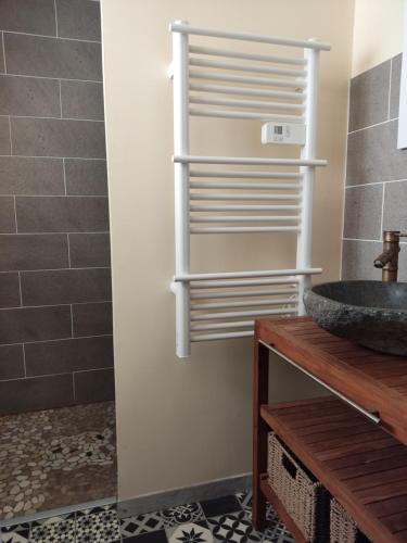 Koupelna v ubytování cottage la dune les cigales du bassin à Gujan-Mestras