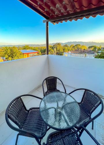 Casssa Vlanca Hotelにあるバルコニーまたはテラス