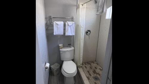 Bilik mandi di Anchorage Inn Lakeport