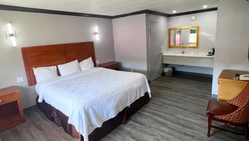 Katil atau katil-katil dalam bilik di Anchorage Inn Lakeport