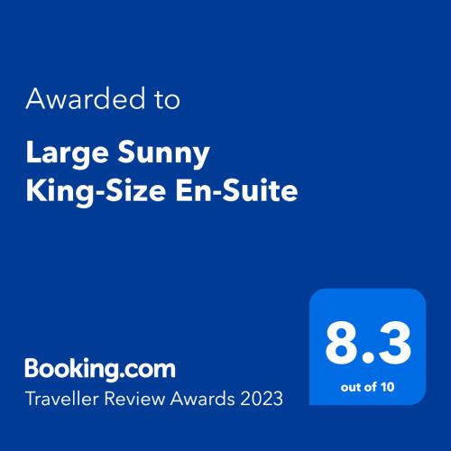 a screenshot of the large sunny king size en suite at Large Sunny King-Size En-Suite in Hastings