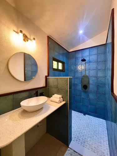 Koupelna v ubytování Rio Lindo Hotel