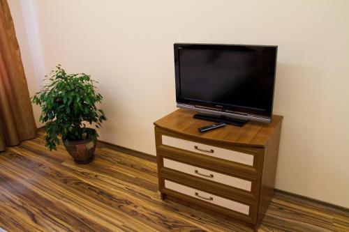 A television and/or entertainment center at Apartments "The cultural capital"