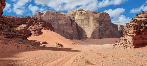 Paisaje cerca de este camping