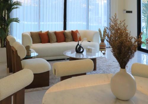 Zona de estar de Quiet House villa