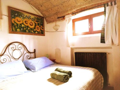 Postel nebo postele na pokoji v ubytování Romantic loft