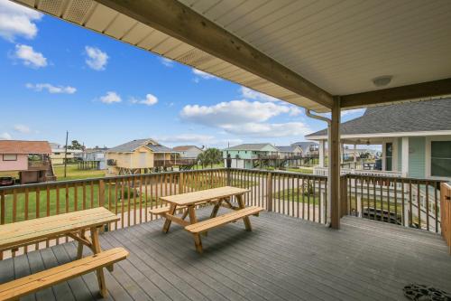 Ein Balkon oder eine Terrasse in der Unterkunft Sunflower Surf