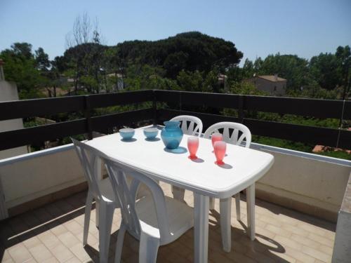 Studio cab. climatisé avec terrasse, pk privé et piscine - Grau d'Agde - FR-1-423-35