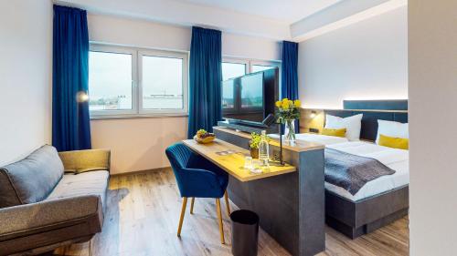 Posezení v ubytování Point 7 Hotel