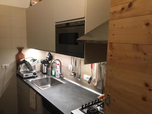 Dapur atau dapur kecil di Relais Totì BeB bed e breakfast