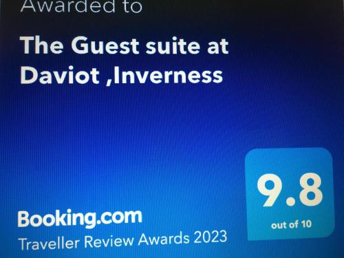 Certifikát, hodnocení, plakát nebo jiný dokument vystavený v ubytování The Guest suite at Daviot ,Inverness