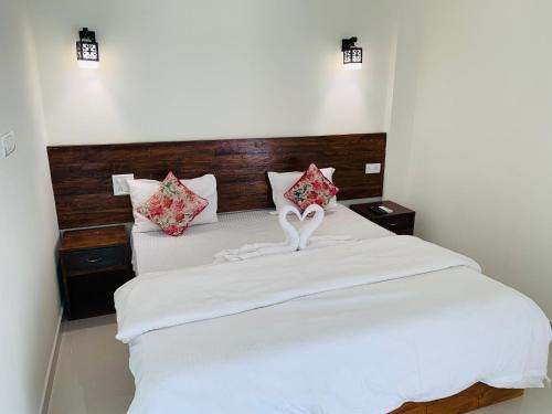 Cama o camas de una habitación en The Mamta Courtyard Anjuna