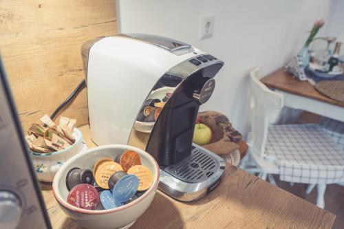 Set per la preparazione di tè e caffè presso Haus Victoria