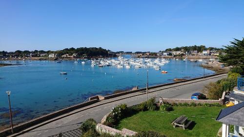 Appartement avec WIFI, VUE SUR LE PORT DE PLOUMANAC'H à PERROS-GUIREC - Réf 876