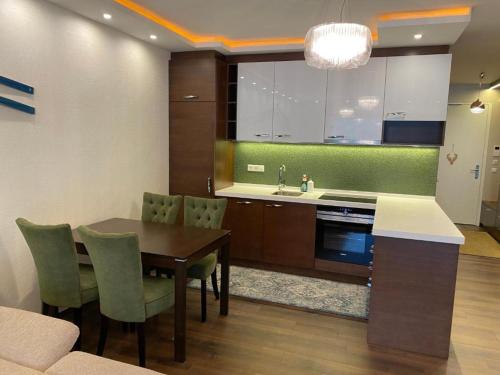 Dapur atau dapur kecil di Sonnenhang Studio&Design Apartments