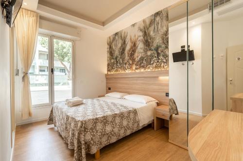 Hotel Estenseにあるベッド