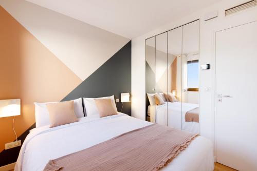 Citybeach SOHA- Rue d'Antibes - 2 BdR 2 BthR 1 toil - Clim Terrace Parking Elevator