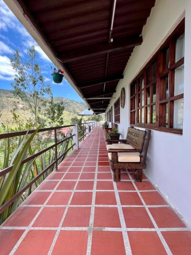 Μπαλκόνι ή βεράντα στο Estancia Jardín de Teresita