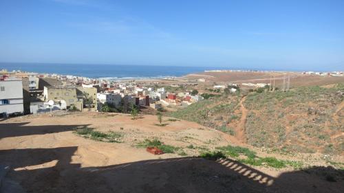 a view of a city from the top of a hill at Casa Morisca in Sidi Ifni