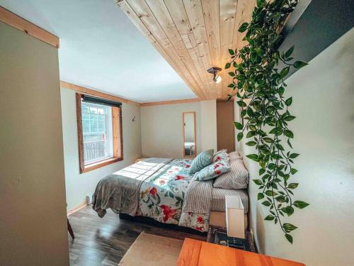 Postel nebo postele na pokoji v ubytování Logement Mandala tout équipé