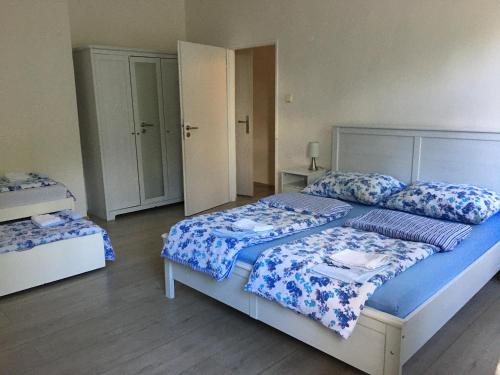 Posteľ alebo postele v izbe v ubytovaní Hájovna Svahová