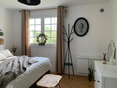 Posteľ alebo postele v izbe v ubytovaní Le Ch’ti Breizh home
