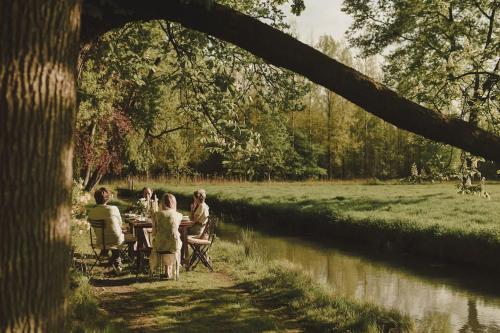 Zahrada ubytování Bleyckhof in een uniek natuurgebied