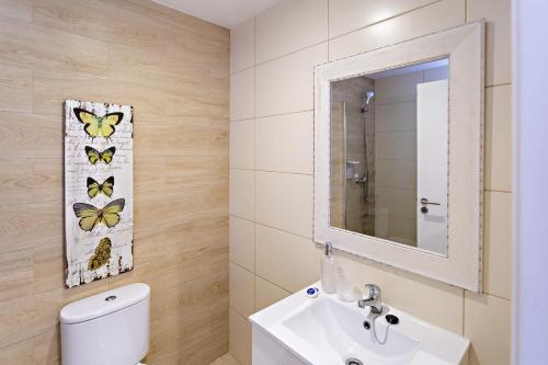 Ένα μπάνιο στο Apartamentos da Cidade