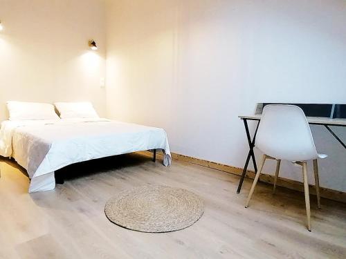 Katil atau katil-katil dalam bilik di Le Nid des fées : 6 personnes