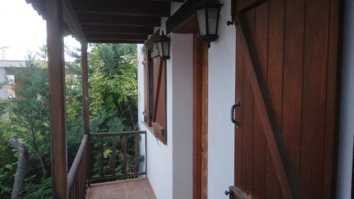 En balkon eller terrasse på Casa Rural El Atroje