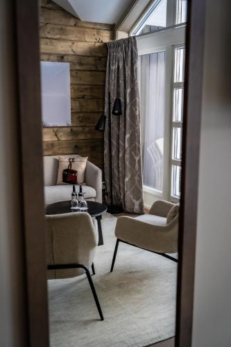 Katil atau katil-katil dalam bilik di Hotel Bügelhof