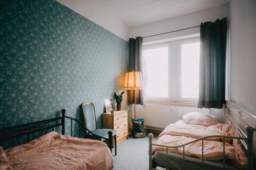 Hostel Très Schickにあるベッド
