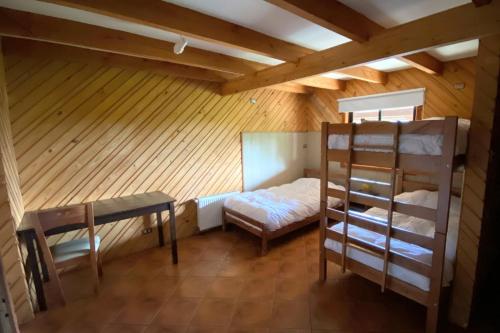MI Lodge Las Trancas Hotel & Spaにあるベッド
